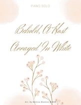 Behold A Host, Arrayed In White piano sheet music cover